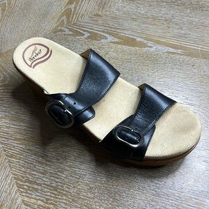 DANSKO Black Wedge Heel Sandal 40 *ONLY 1 SHOE*